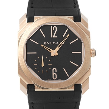 ブルガリ オクト フィニッシモ BGOP40GXT ブラック メンズ 時計 【中古】【wristwatch】