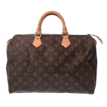 ルイ ヴィトン モノグラム スピーディ35 ブラウン M41524 モノグラムキャンバス レディース バッグ 【中古】【bag】