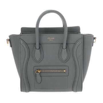 セリーヌ ラゲージ ナノ コール 168243 ドラムドカーフ レディース バッグ 【中古】【bag】