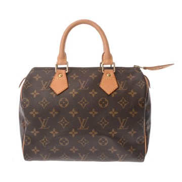 ルイ ヴィトン モノグラム スピーディ 25 ブラウン M41528 モノグラムキャンバス レディース バッグ 【中古】【bag】