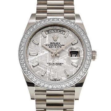 ロレックス デイデイト 40 228349RBR メテオライト/ダイヤモンド メンズ 時計 【新品】【wristwatch】