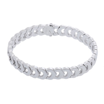 カルティエ Cドゥ ブレスレット シルバー N6025900 K18ホワイトゴールド WG レディース ジュエリー 【中古】【jewelry】