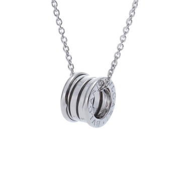 ブルガリ B-ZERO1 ネックレス シルバー K18ホワイトゴールド WG レディース ジュエリー 【中古】【jewelry】