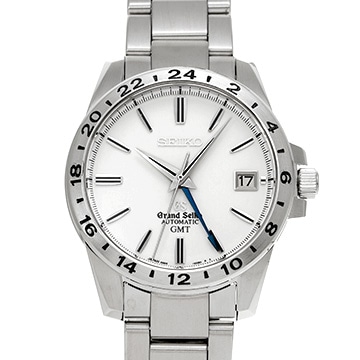グランドセイコー グランドセイコー メカニカル GMT SBGM025 ホワイト メンズ 時計 【中古】【wristwatch】