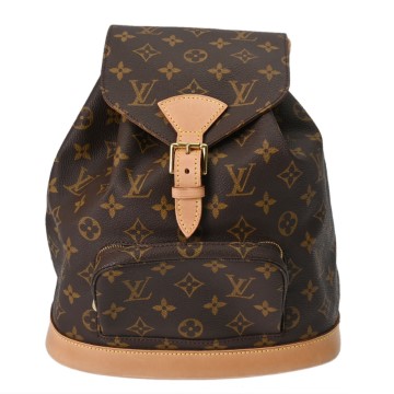 ルイ ヴィトン モノグラム モンスリ MM ブラウン M51136 モノグラムキャンバス レディース バッグ 【中古】【bag】