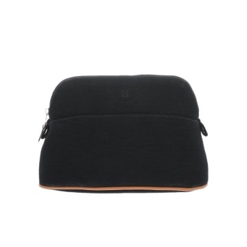 エルメス ボリード ポーチ ミニ ブラック コットンキャンバス ユニセックス 【中古】【bag】