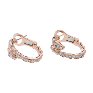 ブルガリ セルペンティヴァイパー ピアス ゴールド 358361 K18ピンクゴールド PG レディース ジュエリー 【中古】【jewelry】