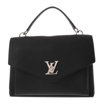 ルイ ヴィトン マイロックミー サッチェル ブラック M54849 カーフレザー レディース バッグ 【中古】【bag】