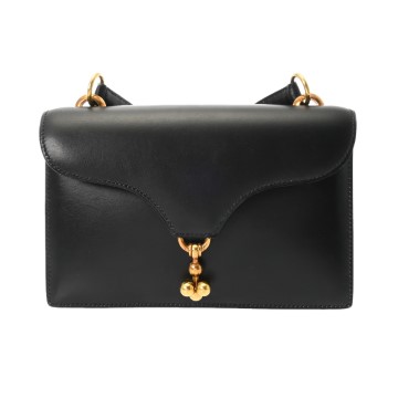 エルメス ミニロト ブラック ボックスカーフ レディース バッグ 【中古】【bag】
