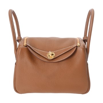 エルメス リンディ 26 2WAY ブラウン トリヨンクレマンス レディース バッグ 【中古】【bag】