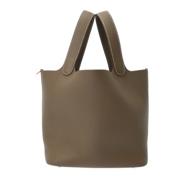 エルメス ピコタン ロック MM エトゥープ トリヨンクレマンス レディース バッグ 【新品】【bag】
