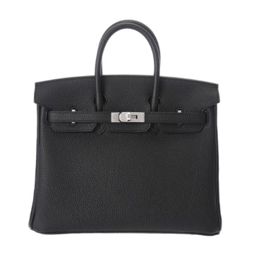エルメス バーキン 25 ブラック トゴ レディース バッグ 【新品】【bag】