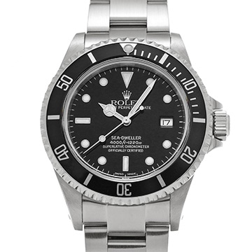 ロレックス シードゥエラー 16600 ブラック メンズ 時計 【中古】【wristwatch】