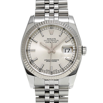 ロレックス デイトジャスト 116234 シルバー メンズ 時計 【中古】【wristwatch】