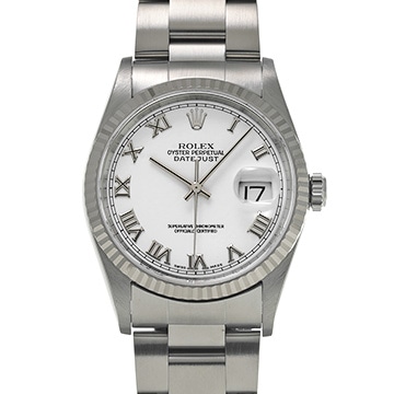 ロレックス デイトジャスト 16234 ホワイト メンズ 時計 【中古】【wristwatch】