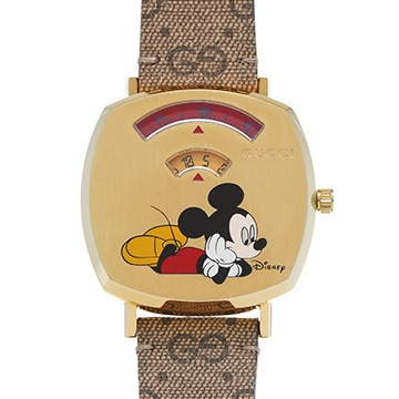 グッチ グリップ YA157420 レッド/イエロー レディース 時計 【中古】【wristwatch】