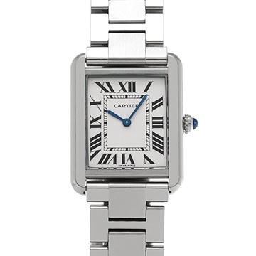 カルティエ タンク ソロ SM W5200013 シルバー レディース 時計 【中古】【wristwatch】