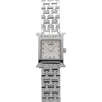 エルメス Hウォッチ ミニ HH1.110 ホワイト レディース 時計 【中古】【wristwatch】
