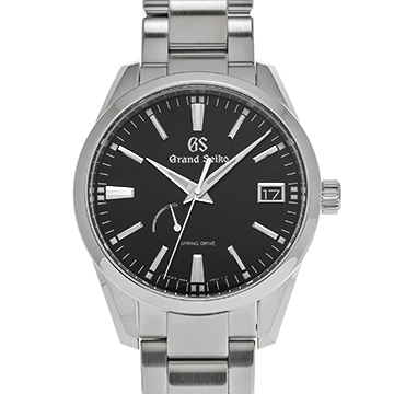 グランドセイコー ヘリテージコレクション スプリングドライブ SBGA301 ブラック メンズ 時計 【中古】【wristwatch】
