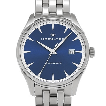 ハミルトン ジャズマスター ジェント クォーツ H32451141 ブルー メンズ 時計 【中古】【wristwatch】