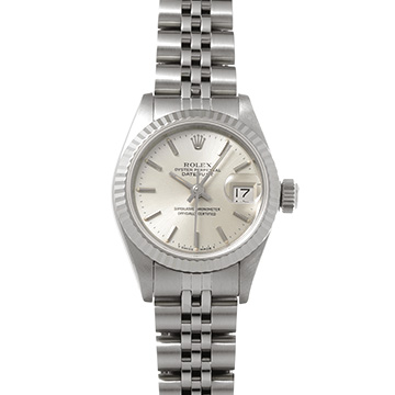 ロレックス デイトジャスト 69174 シルバー レディース 時計 【中古】【wristwatch】