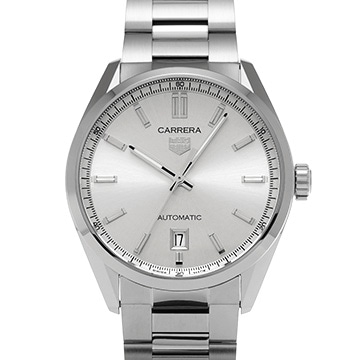 タグ ホイヤー カレラ キャリバー5 WBN2111.BA0639 シルバー メンズ 時計 【中古】【wristwatch】