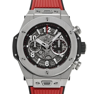 ウブロ ビッグバン ウニコ チタニウム 411.NX.1170.RX マットブラックスケルトン メンズ 時計 【中古】【wristwatch】