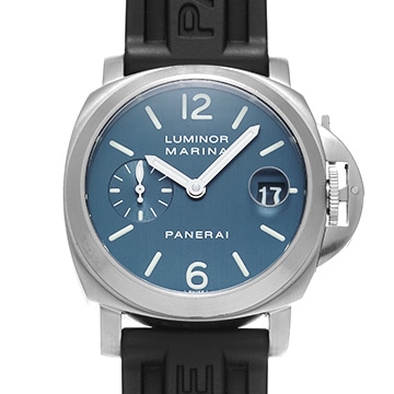 パネライ ルミノールマリーナ オートマティック PAM00070 ブルー メンズ 時計 【中古】【wristwatch】