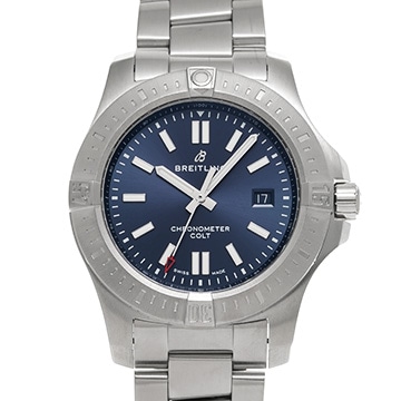 ブライトリング コルト オートマチック 44 A17388101C1A1 ブルー メンズ 時計 【中古】【wristwatch】