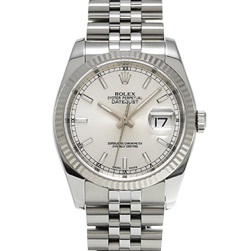 ロレックス デイトジャスト 116234 シルバー メンズ 時計 【中古】【wristwatch】