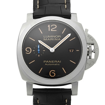 パネライ ルミノールマリーナ 1950 3デイズ アッチャイオ PAM01312 ブラック メンズ 時計 【中古】【wristwatch】