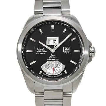 タグ ホイヤー グランドカレラ キャリバー6 RS WAV511A.BA0901 ブラック メンズ 時計 【中古】【wristwatch】