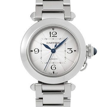 カルティエ パシャ ドゥ カルティエ 35mm WSPA0013 シルバー ユニセックス 時計 【中古】【wristwatch】