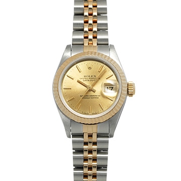 ロレックス デイトジャスト 26 69173 シャンパン レディース 時計 【中古】【wristwatch】