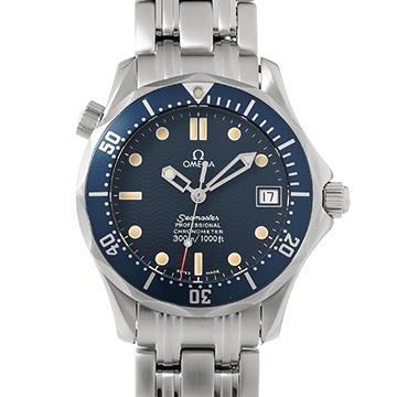 オメガ シーマスター 300 デイト 2551.80 ブルー メンズ 時計 【中古】【wristwatch】