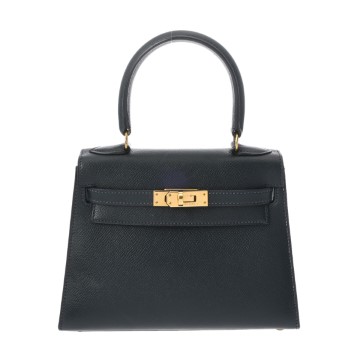 エルメス ミニケリー インディゴ クシュベル レディース バッグ 【中古】【bag】