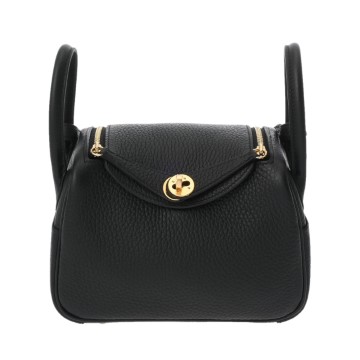 エルメス リンディ ミニ マキシ カドリーユ ブラック トリヨンクレマンス レディース バッグ 【新品】【bag】