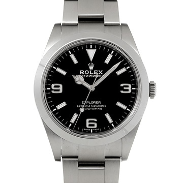 ロレックス エクスプローラー 214270 ブラック メンズ 時計 【中古】【wristwatch】