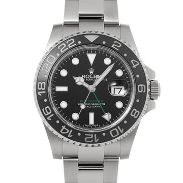 ロレックス GMTマスターII 116710LN ブラック メンズ 時計 【中古】【wristwatch】