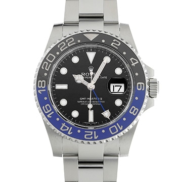 ロレックス GMTマスターII 116710BLNR ブラック メンズ 時計 【中古】【wristwatch】