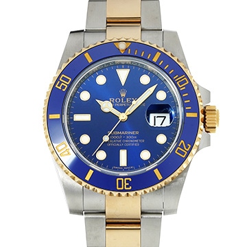 ロレックス サブマリーナ デイト 116613LB ブルー メンズ 時計 【中古】【wristwatch】