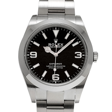 ロレックス エクスプローラー 214270 ブラック メンズ 時計 【中古】【wristwatch】
