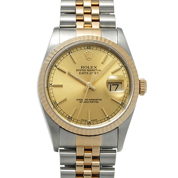 ロレックス デイトジャスト 16233 シャンパン メンズ 時計 【中古】【wristwatch】