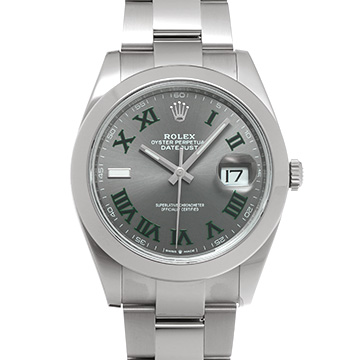 ロレックス デイトジャスト 41 126300 スレートグレー メンズ 時計 【中古】【wristwatch】