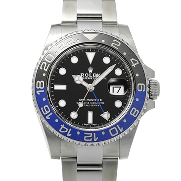 ロレックス GMTマスターII 116710BLNR ブラック メンズ 時計 【中古】【wristwatch】