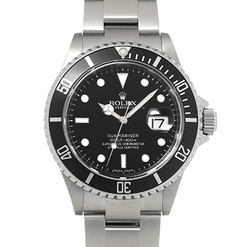 ロレックス サブマリーナ デイト 16610 ブラック メンズ 時計 【中古】【wristwatch】