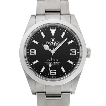 ロレックス エクスプローラー 214270 ブラック メンズ 時計 【中古】【wristwatch】