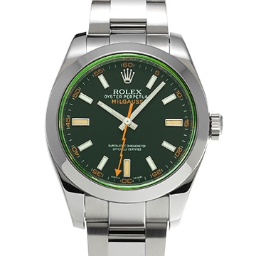 ロレックス ミルガウス 116400GV ブラック メンズ 時計 【中古】【wristwatch】