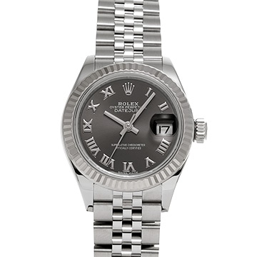 ロレックス レディ デイトジャスト 279174 ダークグレー レディース 時計 【中古】【wristwatch】