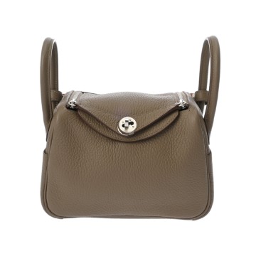 エルメス リンディ ミニ マキシ カドリーユ エトゥープ トリヨンクレマンス レディース バッグ 【未使用】【bag】